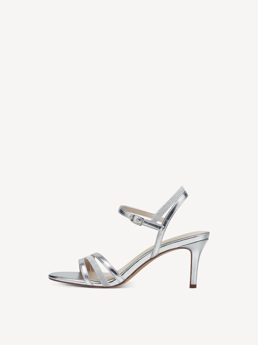 Tamaris -  28029 Heeled Sandal - Silver