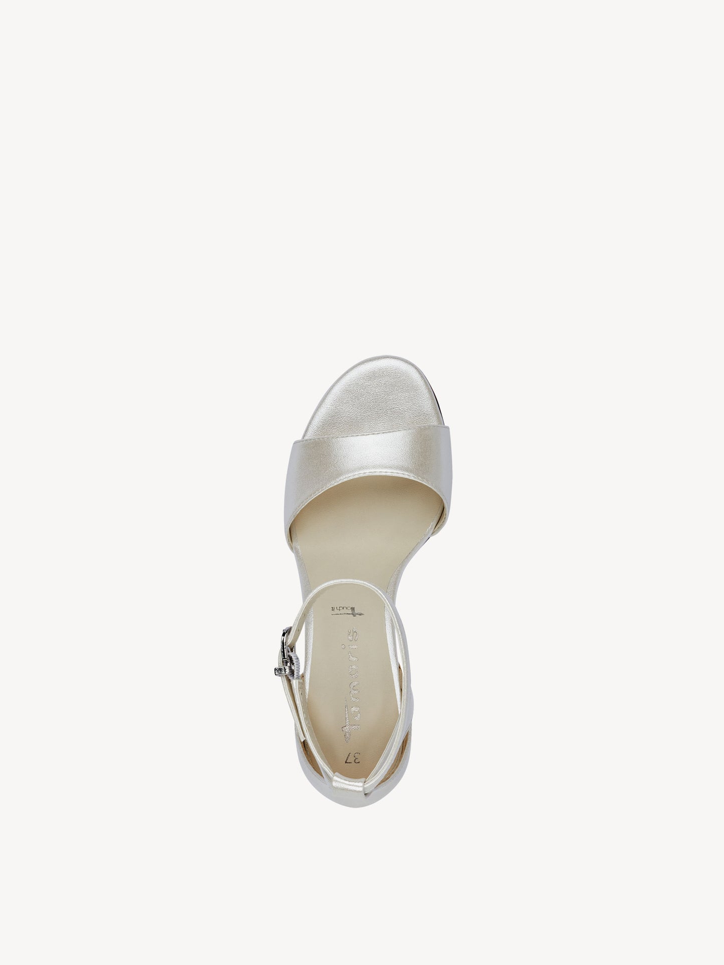 Tamaris - 28327 Heeled Sandal - White