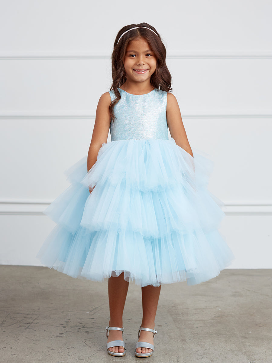 Light blue children's dress 5790