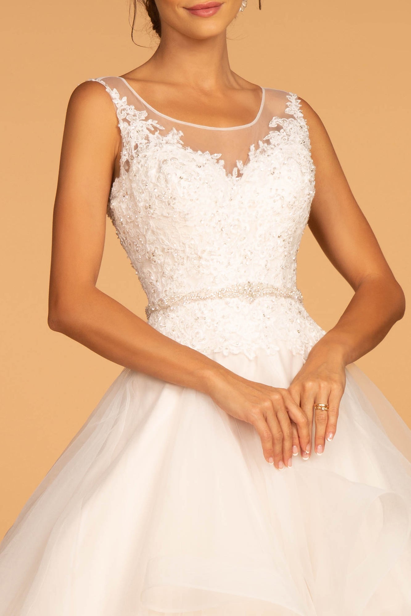 Wedding dress with lots of fullness GL2599