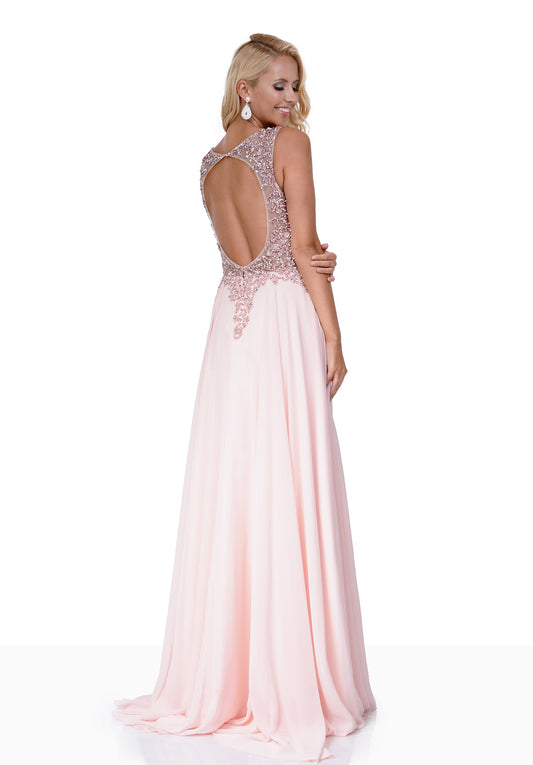 Rosa Christian Koehlert prom dress with open back 0036 